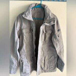 Calvin Klein Light Gray long jacket